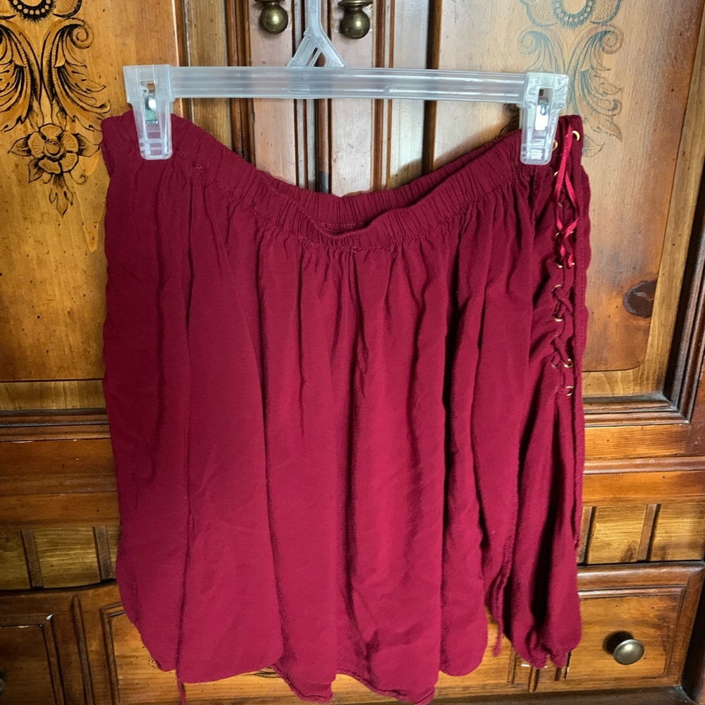 Cute off the shoulders shirt